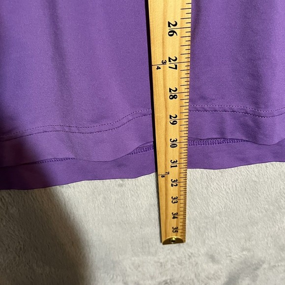 FootJoy FJ Polo Shirt Men's Medium Purple Golf Short‎ Sleeve Casual Read - Picture 10 of 10